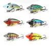 40mm 4.5g Crankbait Mini Vib Bait Fiske Lure Lipless Rattle Hard Bait Artificiell Sinkande Wobbler för fiskehandtag