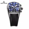 2020 Reef Tiger/RT Top Brand Luxury Sport Watch Men Rose Gold Blue Dial Professional Stop Waterproof Watches Relogio Masculino T200409