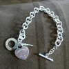 Braclets Charm Bracelets Классический стиль Оригинальный логотип бренд S925 Silvers женский браслет тумблер сердца ключевой бирку Pulseira FILE ювелирные изделия подарок1