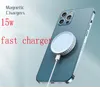 Caricabatterie wireless magnetico da 15 W per iPhone 8 x 11 12 Pro Max 12 Mini huawei samsung s10 s20 vendita calda