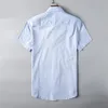 2021 mens algodão camiseta preto branco listrado manga comprida vestido camisa primavera outono homens negócios # 39