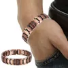 Red Copper Magnetic Bracelet Jewelry for Men Women 2 Row Magnet Healthy Bio Energy Bracelets & Bangles Father's Day Gift