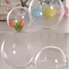 clear plastic balls decoration