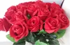 Rose fraîche fleurs artificielles Real Touch Rose fleurs décorations pour la maison pour la fête de mariage anniversaire festif