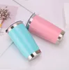 20oz Tumbler Stainless Steel Insulated Vacuum Double Wall Travel Coffee Mug Home Office Cups With Straws Christmas Gifts For Friends