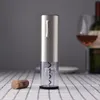 Recharge Wine Corkscrew Wine Opener Automatic Foil Cutter Charging Mode Electric Wine Bottle Openers Portable 201201
