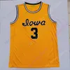 2023 Dames Finale vier 4 Iowa Hawkeyes Basketball Jersey NCAA College Caitlin Clark Joe Toussaint Ryan Kriener Jack Nunge Tony Perkins Keegan Kris Murray