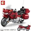 SemBo Technic Motorcycle Car Car Load Autocicleta Criador Especialista Especialista Building Blocos de Velocidade Racing Veículo Tijolos Tijolos X0102