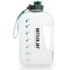 1 Gallon Water Bottle Sport For Large Outdoor Jug Camping Portable Travel Drinking Plastic Tour Bottled Joy Bottles 220217