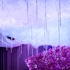 Luxe blanc nuage haut neige fil mariage plafond décoration pure pour fête événement centres de table décor fournitures