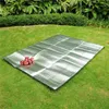 Outdoor Pads Waterdichte aluminiumfolie Eva Camping Mat Opvouwbare Vouwen Slapen Picknick Strand Matras Pad Maat 200x200cm