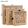 En bois 3D boule magnétique labyrinthe Puzzle jouet boîte en bois amusant cerveau main jeu défi équilibre jouets éducatifs pour enfants adultes 202375659