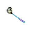 Spoons 1Pc Ménage Steel Steel Soupe Scoop Scoop Spoon Cuillère longue Poignée Louche Cuisine Outils de cuisson Ustensil Vaisselle Vaisselle Accessoires