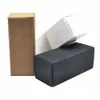 50 pezzi bianco nero marrone carta kraft bottiglia di olio essenziale scatola di imballaggio festa artigianato fai da te regalo confezione di cartone scatola di carta imballaggio di cioccolato