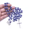 Rosary Beads Halsband Religiösa pärlor Halsband Christian Prayer levererar religiösa gåvor Bästa vän Gift3258114