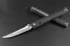 VD 7096 EDC Folding Fickkniv: Låg profil Gentleman's Knife Everyday Carry, Satin Blade, Ikbs Kullager Pivot, Djup bärficka