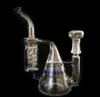 Twitter Hot Water Pipes Double Recykler Honeycom to Turbine Pre Lacke Haisahs Spiral Ice Catcher Platform Oil 8 "Calowy Bubbler Beaker Bong