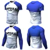 New DBZ Men Summer T Shirt Gym CAPSULE CORP Dragon B Prints Quick-dry Fitness Short Sleeve Men's T-shirt Men Tees X1214