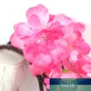 180 cm Sztuczny kwiat wiśni Rattan Sakura Wiszący Garland Wedding Arch Decoration Układ DIY kwiaty Willing Wall Wiszące