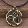 Hängsmycke Halsband Retro Etnisk stil Tai Chi Yin Yang Skvaller Halsband för män Trendiga Amulet Smycken