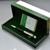 Yamalang Luxury Anniversaire Cadeau de haute qualité RLX Brandage Ballpoint Pens Metal Grid Stationery School Office Supplies With Pen Box6771887