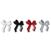 Bowknot Nail Art Decorazione Stile giapponese Perla in lega Paillettes per unghie Finto manicure Gioielli con diamanti per unghie