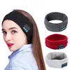 Sport breien muziek hoofdband headset met microfoon draadloze bluetooth oortelefoon hoofdtelefoon voor het uitvoeren van yoga gym slaapsporten