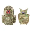 YOTE Destacável Ombros Rucksack Tático Caça Mochila Capacete Saco Para Airsoft Military Battle- Multicam q0705