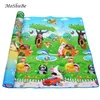 0,5 cm d'épaisseur Tapis pour enfants Tapis de jeu pour bébé Doux en mousse EVA Motifs double face Tapis pour enfants Tapis pour enfants Ramper Tapis de gymnastique LJ200911