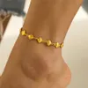 Boho Shell Cavigliere per donna Tacchi Gioielli fatti a mano in metallo Piede Summer Beach Bracciale a piedi nudi Caviglia su gamba Accessori