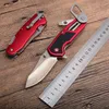 Neuankömmling 8200 Assisted Open Flipper Klappmesser 8Cr13Mov Satinklinge T6061 Griff EDC Multitool-Messer