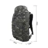 18L 500D CORDURA Quick Dry Tactical Military Backpack Wearproof Commuting Hunting Shoulder Bag - Multicam Q0705