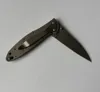 1Pcs New 1660 Assisted Fast Open Flipper Folding Knife 8Cr13 Titanium Coated Blade Stainless Steel Handle EDC Knives With Retail Box