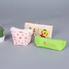 Kvinnor Kosmetisk handväska Kudde 6 färger DIY Sublimation Zipper Tote Bags Fashional Makeup Handle Bag Mini Storage Pochs Bag
