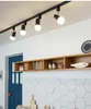 Modern led track lighting spotlight colourful 2way adjustable rail spotlights track lighting fixture for showroom shop bar