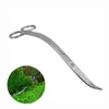 Planta Tanque Limpo Ferramenta Onda Scissor curvado Aquático Aquático Aquário Aço Inoxidável Água Relva Waterweed Clipper Tesoura 20220110 Q2 Q2