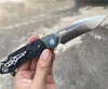 1Pcs New Ball Bearing Flipper Folding Knife D2 Satin Tanto Point Blade TC4 Titanium Alloy + G10 Handle EDC Pocket Knives