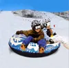 Winter outdoor game sports Sledding inflatable snow tube for adult kids PVC snow toy outdoor ski skiing ring supplier