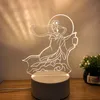 Lampa LED LED Creative Night Lights Noce Illusion Nights Stół do domu dekoracyjnego 1y