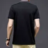 Camisa de polo de moda Hombres Colores sólidos de manga corta de verano Tee Shirts Homme Slim Fit Casual Tops Chemise Homme T1024 220210