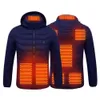 Ebaihui 2021 Heated Jackets Down Cotton Warm Winter Men Women Cothing USB Electric Heating Hooded Jacket Thermal Coat Fast Ship As9134757