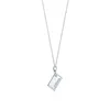 TF réel 925 argent sterling original pendentif colliers 925 prata esterlina moda enveloppe amor forma chave bricolage colar pingente joias2275285