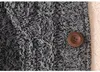 Zima Cardigan Mężczyzna Zagęścić Ciepła Wełna Cashmere Winter Coats Sweter Mężczyźni Odzież Odzież Rozmiar 4XL 5XL 6XL 7XL 211221