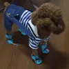 4pcsset Waterproof Winter Pet Dog Shoes Antislip Rain Snow Boots Footwear Thick Warm For Small Cats Puppy Dogs Socks Booties9864652