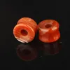 1 Pcs Obsidiaan Oor ExpandersNatuurlijke Organische Steen Oordopjes Meters Tunnel Expanders Brancard Double Flared Amazonite Flesh Piercings Lichaam Sieraden