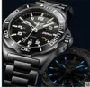 Yelang Men Tritium Light Watch T100 Automatisch Japan Topbeweging 24 Jewels Date Day Sapphire Geroteerde wijzerplaat WR100M Mechanische Watch T200324