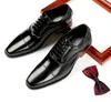 Triple Joint Handcrafted Men's Genuine Leather Formal Shoes Cap Toe Oxford Italian Carved Dress Shoes for Business Men DA38