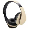 HY-811 CASHILLables pliables FM STEREO MP3 lecteur Bluetooth Headset Champagne Color Sports Headphones Wholesale