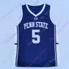 Maillot de basket-ball personnalisé Penn State Nittany Lions NCAA College Seth Lundy Abdou Tsimbila DJ Gordon Caleb Dorsey Patrick Kelly Trent Buttrick