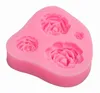 State Ciekłe formy silikonowe Solid Color Turn Cukier Ciasto Czekolada Rose Mold DIY Kuchnia Praktyczne Narzędzia Gorąca Sprzedaż 2 2YR J2